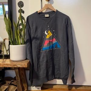 Nature Backs crew neck sweatshirt